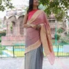 Buy Ombre Pancharanga Pure Banarasi Georgette Bandhej Saree Online