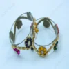 Buy Multicolor Bloom Glass Bangles Online Online