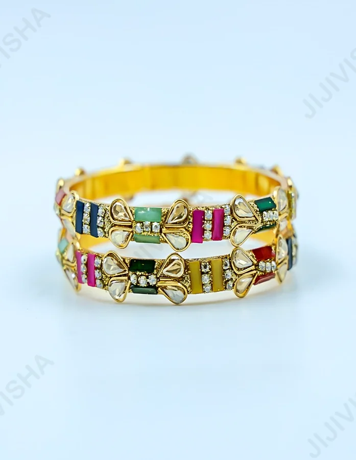 Buy Rajasthani Royalty Brass Bangles Online