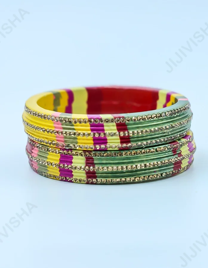 Buy Traditional Multi color Bangles Online