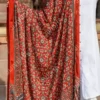 Maroon Mirage Ajrakh Modal Silk Dupatta Online