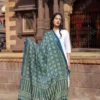 Buy Emerald Zenith Ajrakh Modal Silk Dupatta Online