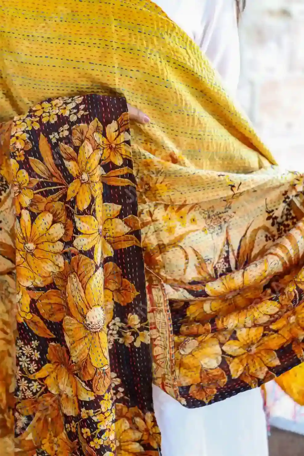 Buy Sunset Symphony Silk Stole Online