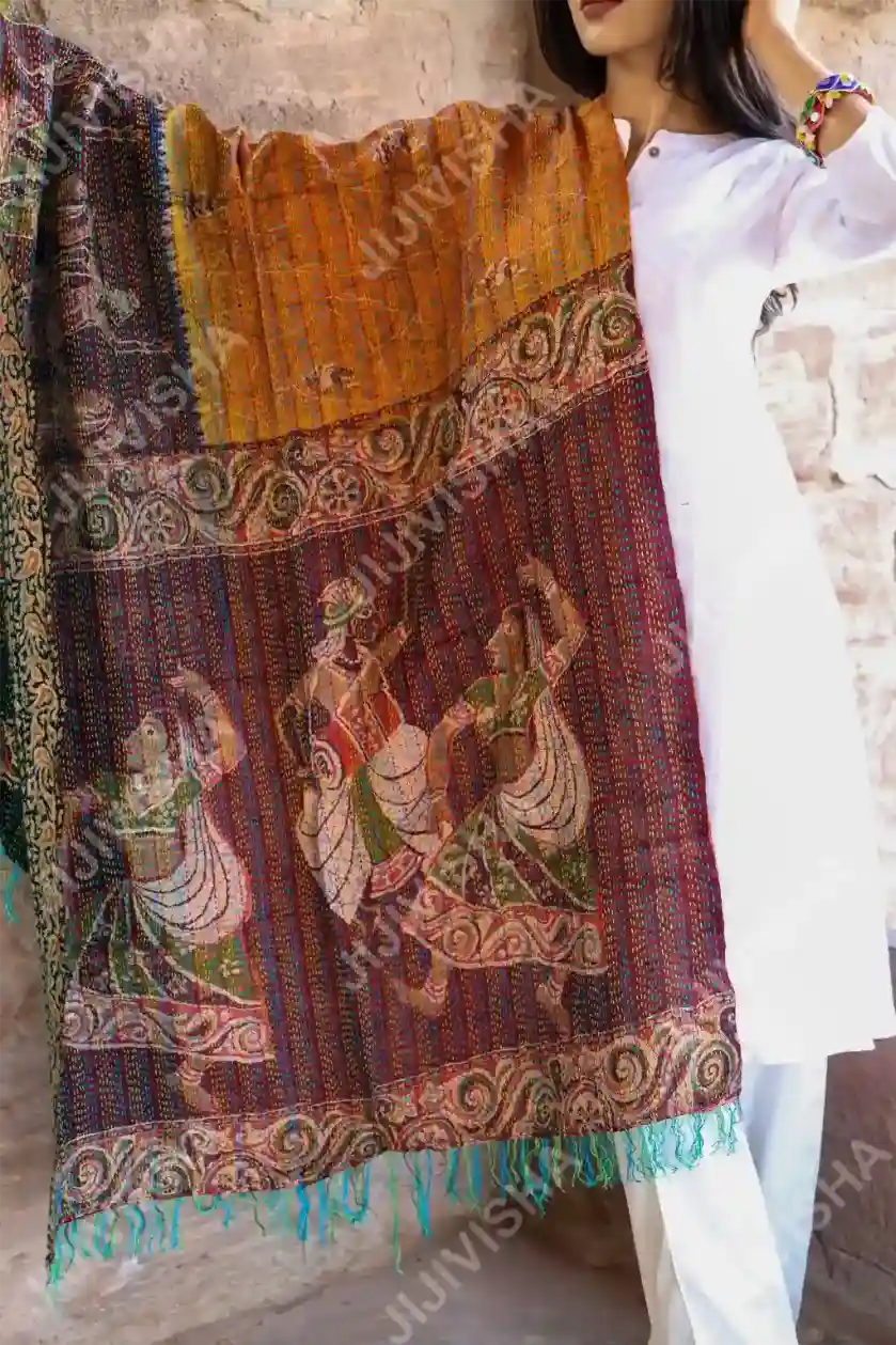Buy Harvest Hues Silk Stole Online