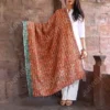 Buy Hand Block Print & Kantha Stitch Stole Online