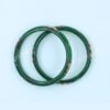 Buy Hand-Painted Green Glass Bangles Online
