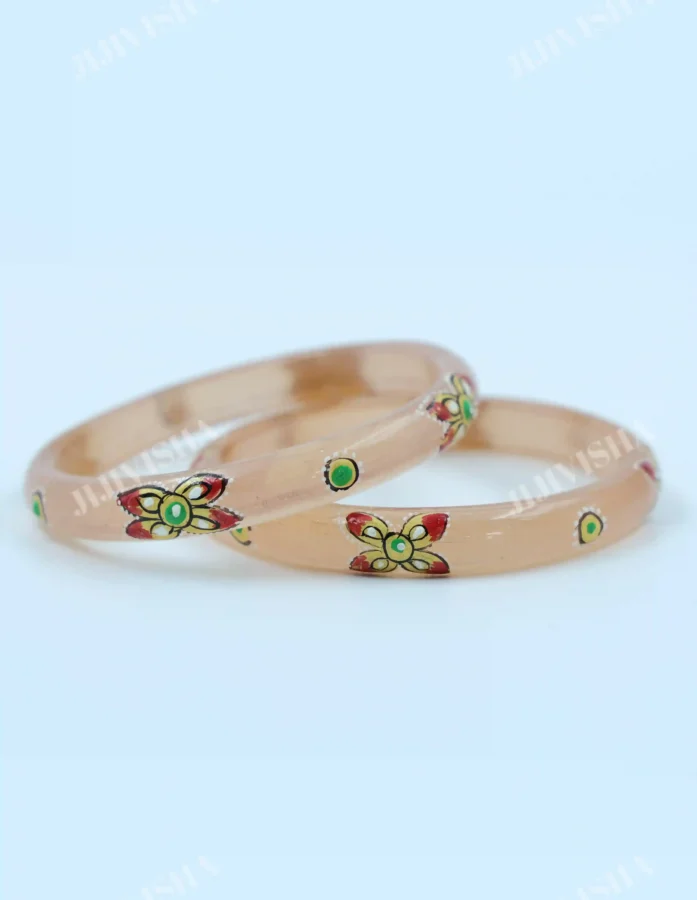 Buy Glass Bangles With Hand Painting Online