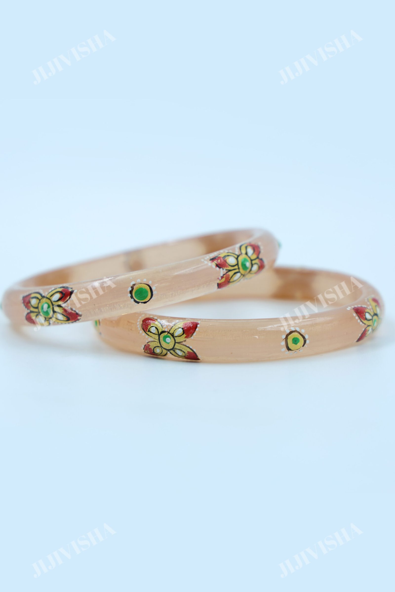 JVWJWBA059_3 Buy Glass Bangles With Hand Painting Online