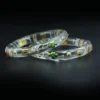 Buy Belgian Glass Bangles with Golden, White, and Red Hand Painting Online
