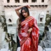 Buy Scarlet Symphony Sambalpuri Pata Saree Online