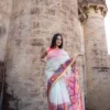 Buy Rosy Elegance Soft Jamdani Saree Online