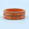 Buy Peachy Splendor Laakh Bangles Online