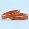 Buy Peachy Splendor Laakh Bangles Online