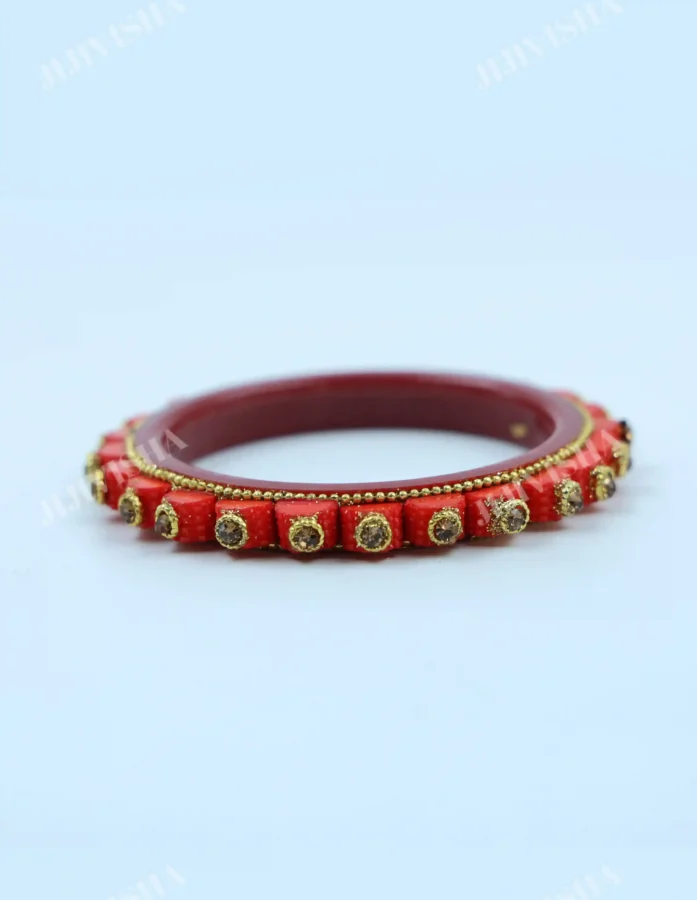 Buy Red Laakh Bangles Online