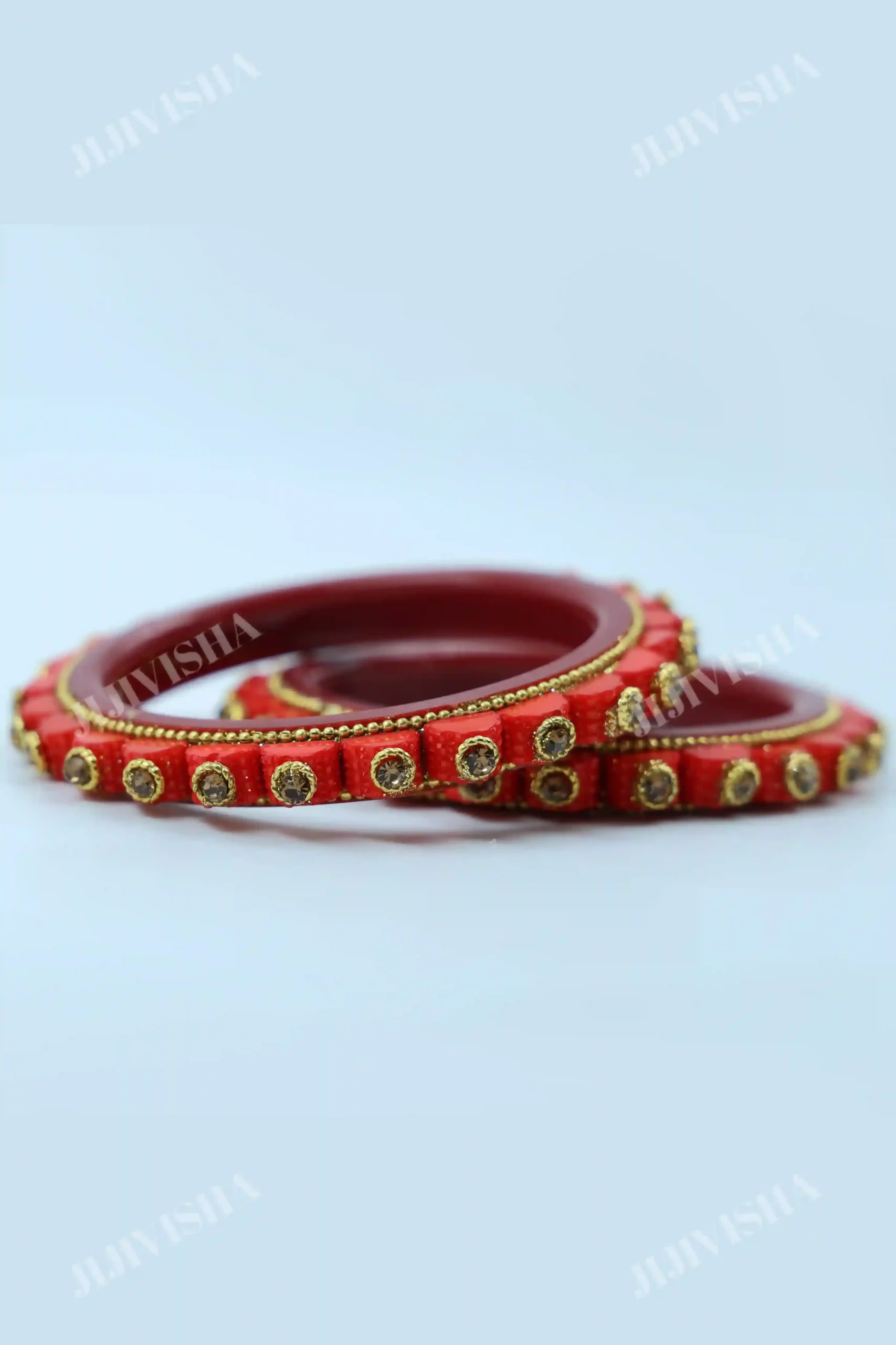 Buy Red Laakh Bangles Online