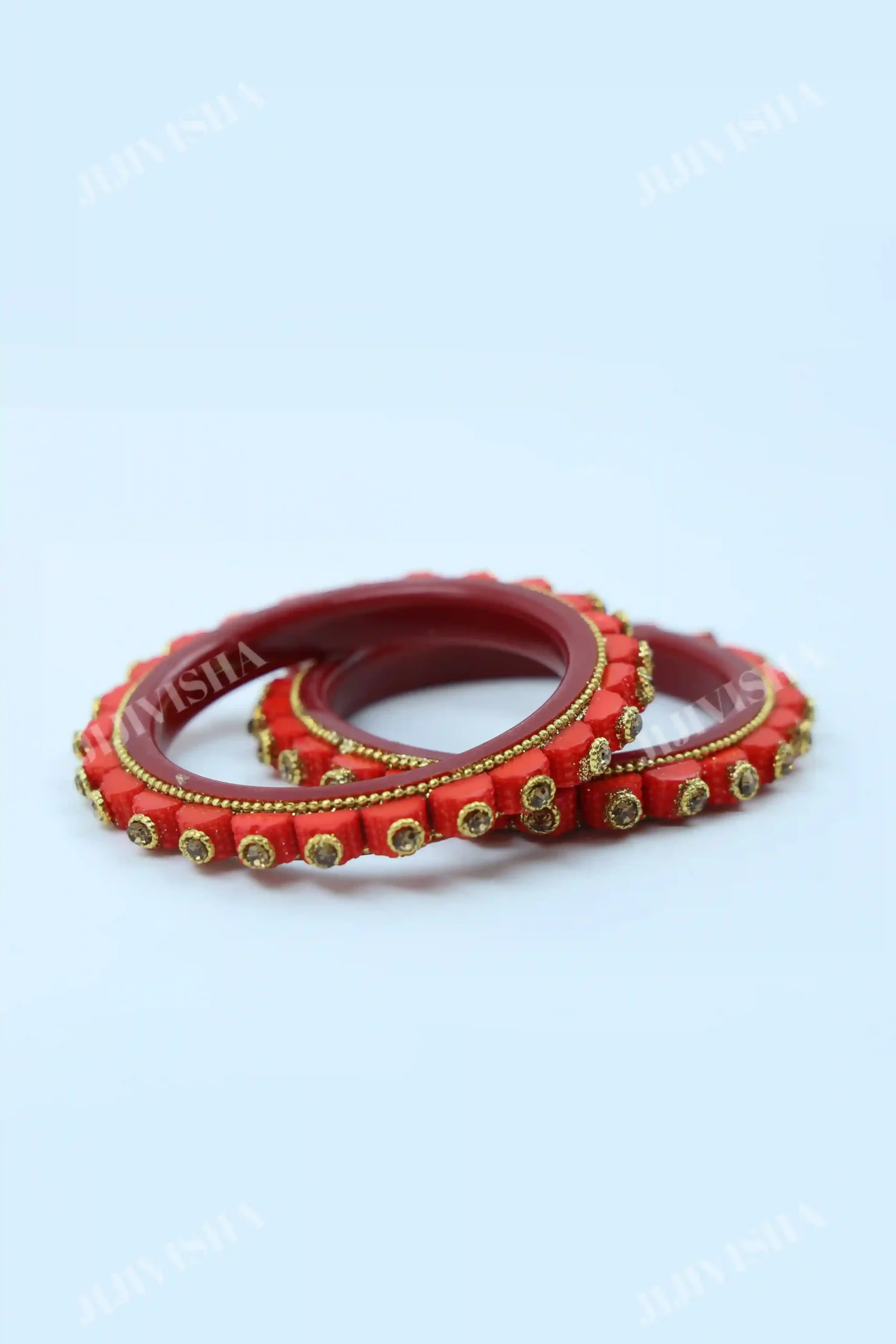 Buy Red Laakh Bangles Online