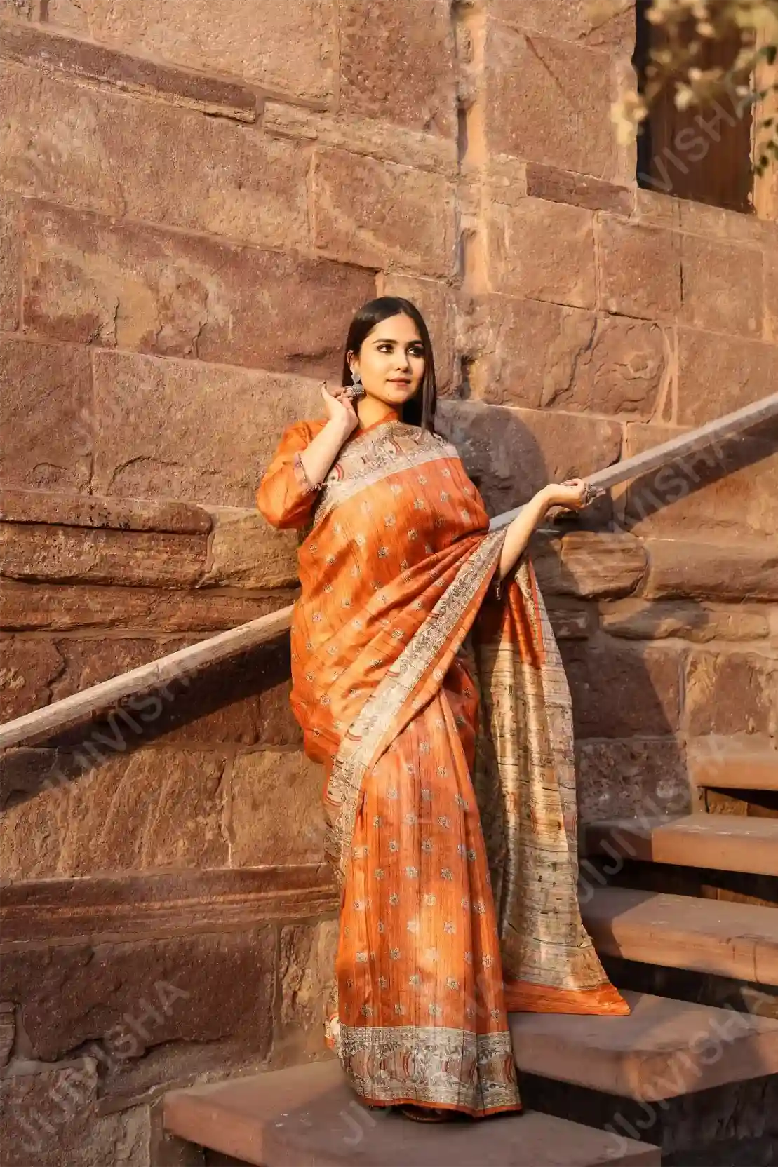 Buy Madhubani Tussar Symphony Saree Online