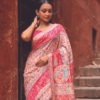 JVWSR203_5 Buy Light Pink Kani Silk Saree with Raja Rani Motifs Online