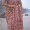 Buy Light Pink Kani Silk Saree Online
