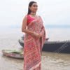 Buy Light Pink Kani Silk Saree Online