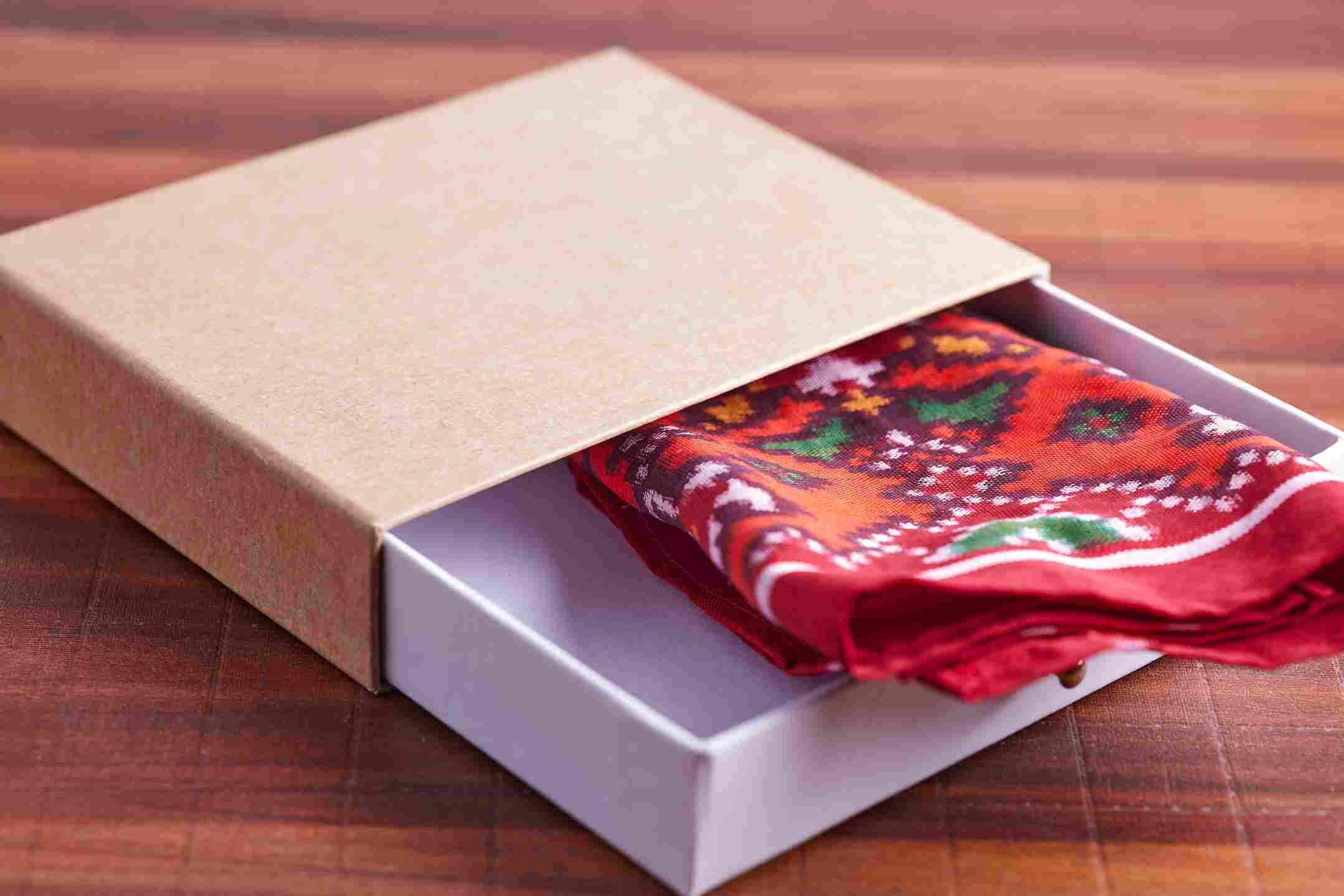 JVMACPS002_2 Orange Patola Silk Pocket Square