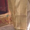 Buy Golden and Beige Handwoven Chanderi Silk Dupatta Online
