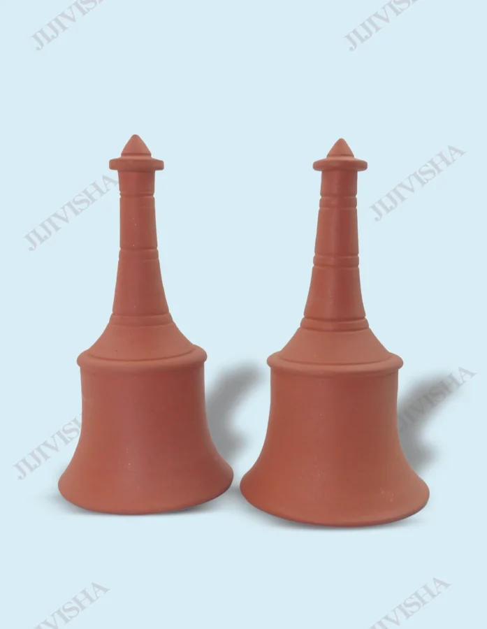 Earthen Echo Terracotta Bell - Gallery Image