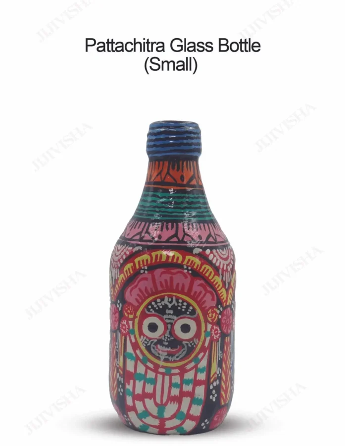 Pattachitra Glass Bottle(Small)