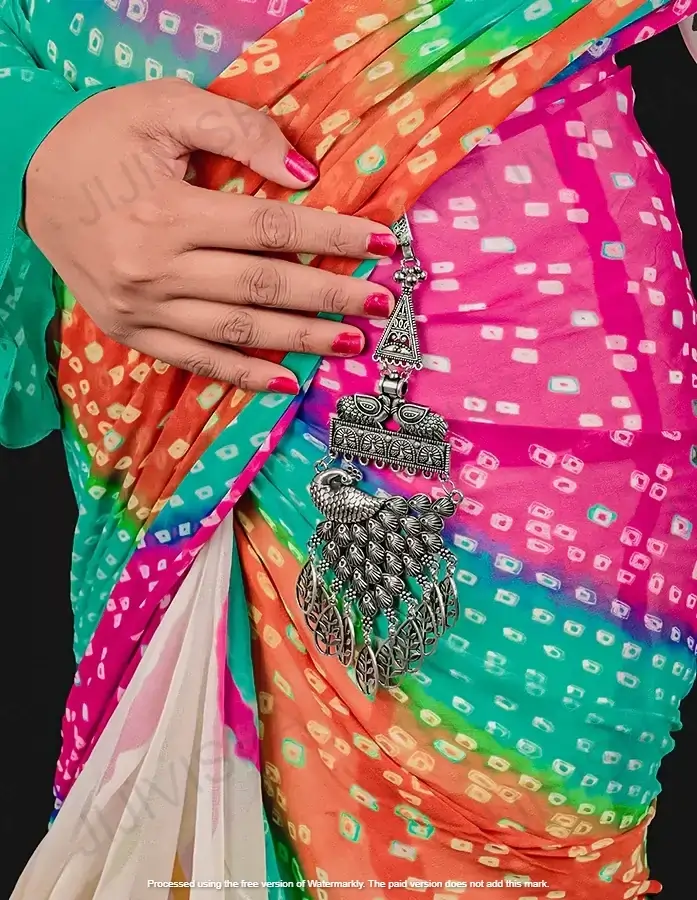 JVWJWWK003 Buy Traditional artistic Belly Chains with a Peacock Twist