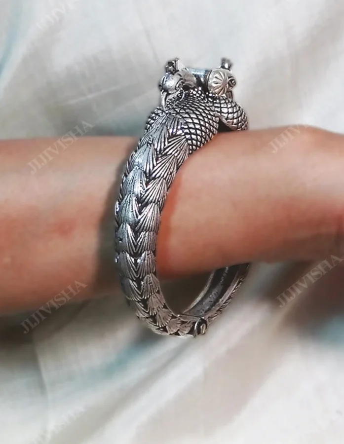 Elegant Double Peacock Design Bangle: Elevate Your Style