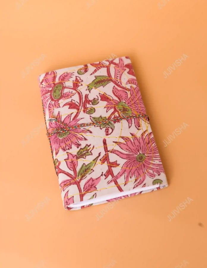 Pink Floral Diary
