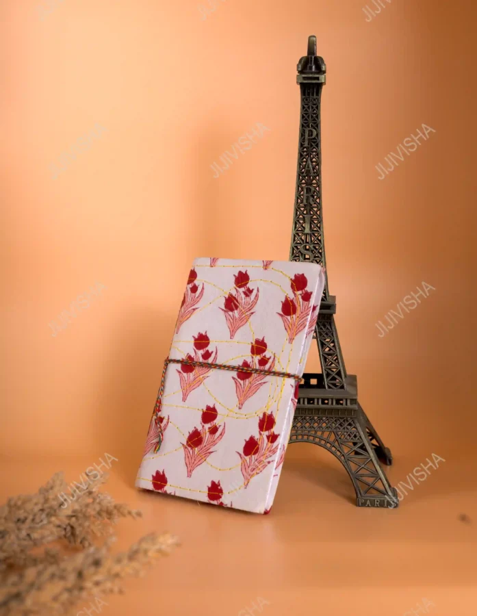 Rosy Blooms Handcrafted Diary