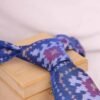 Royal Blue Patola Silk Necktie