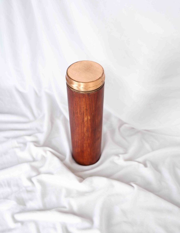 Bamboo Flask with Copper Wall Inside