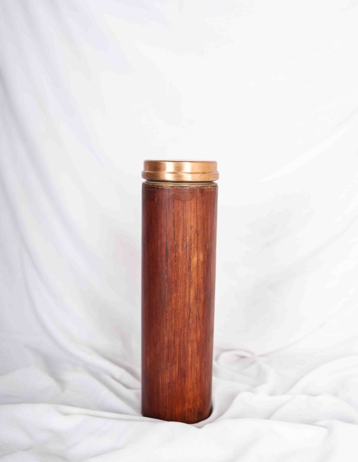 Bamboo Flask with Copper Wall Inside