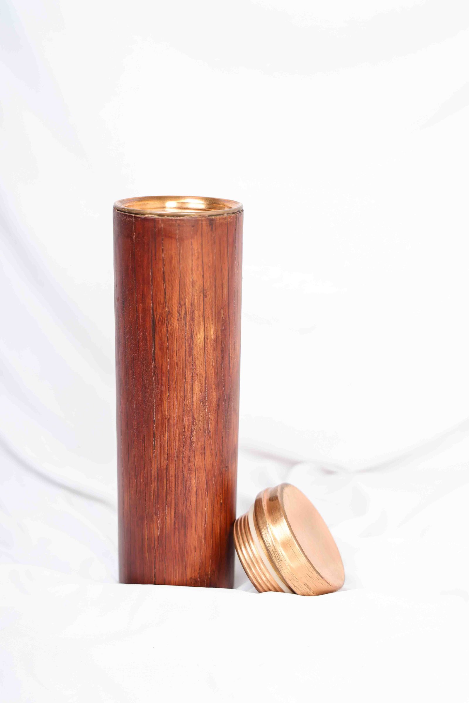 Bamboo Flask with Copper Wall Inside