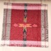 Sambalpuri Cotton Red Handkerchief With White Border
