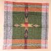Sambhalpuri Cotton Green Handkerchief With Red And White Border