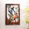 Handcrafted Tribal Men & Women Climbing Tree Wall Art Frame