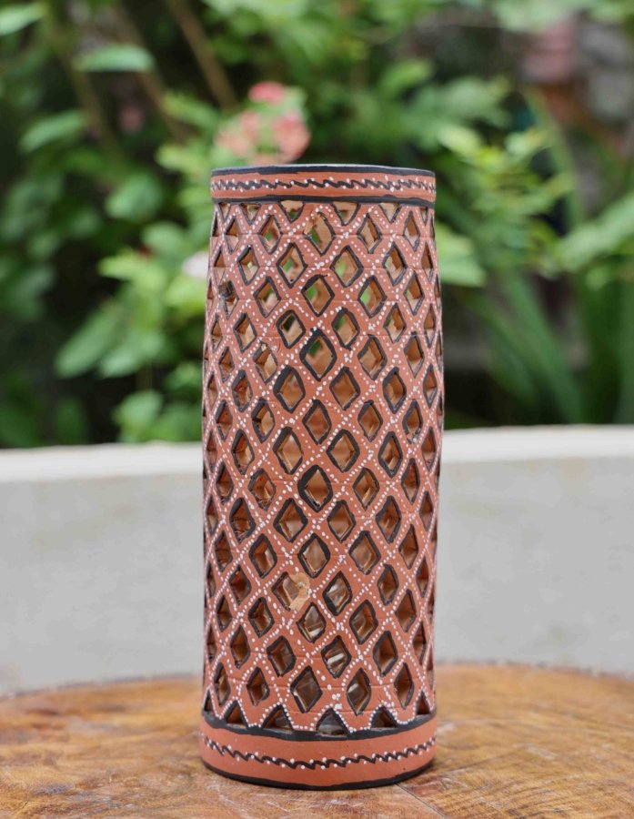 Kutch Terracotta Cutout Table Lamp