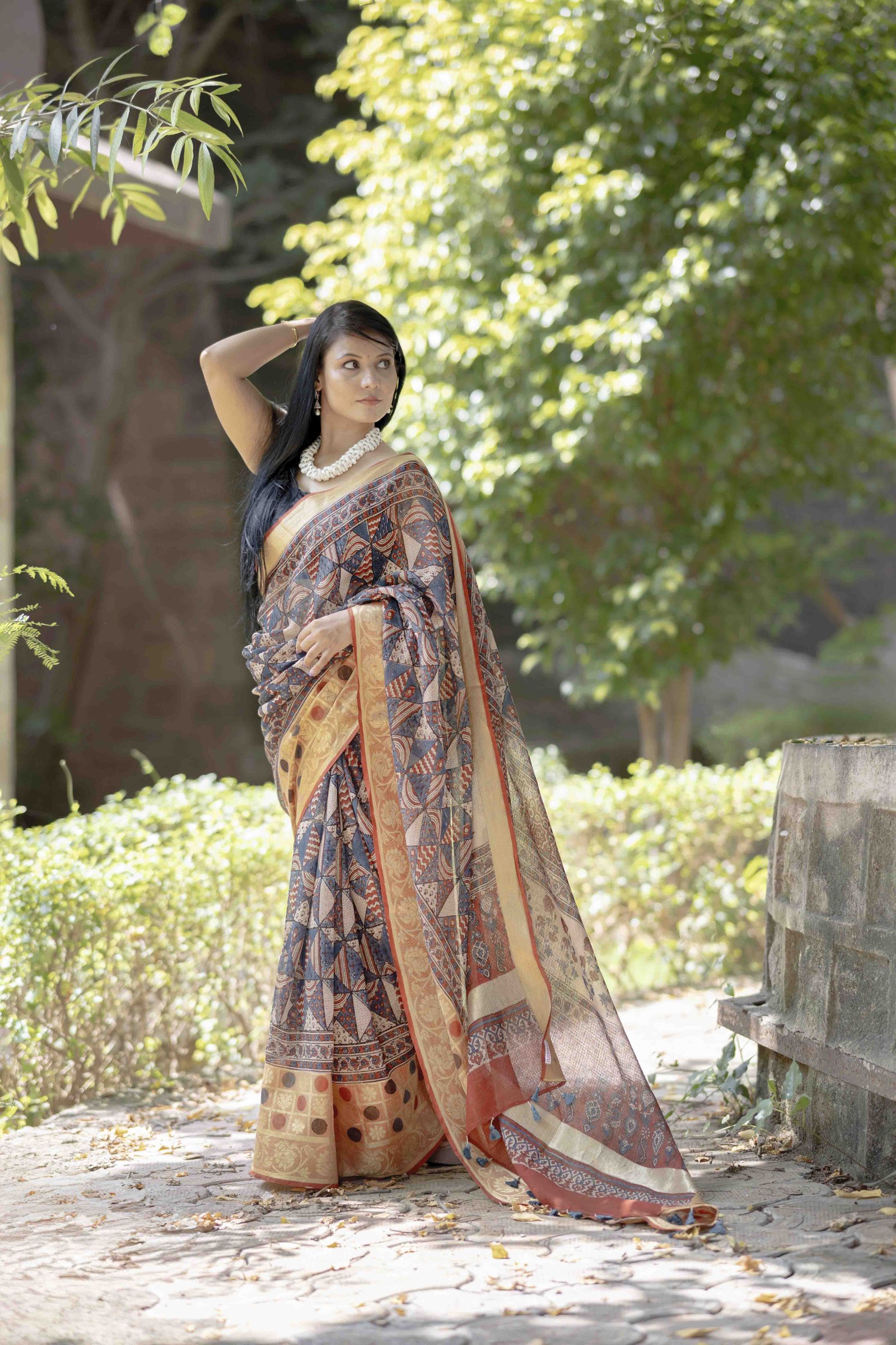 Indigo Nirvana Kota Cotton Saree