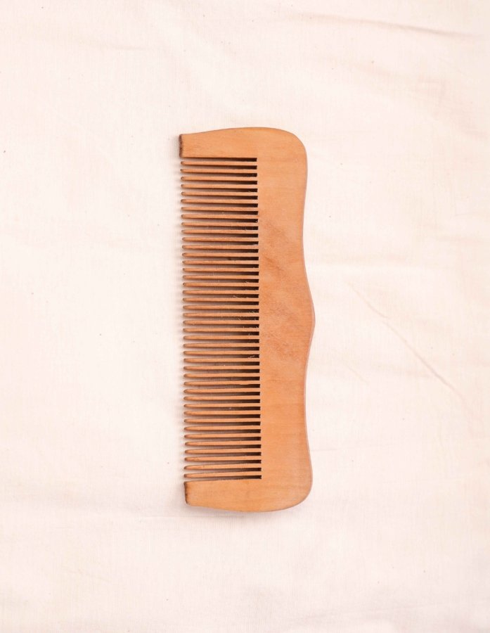 Short Wooden Comb