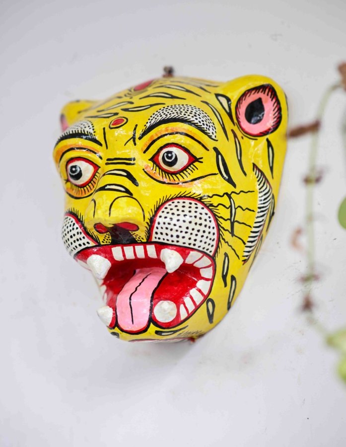Roaring Beauty Tiger Face Mask - Gallery Image
