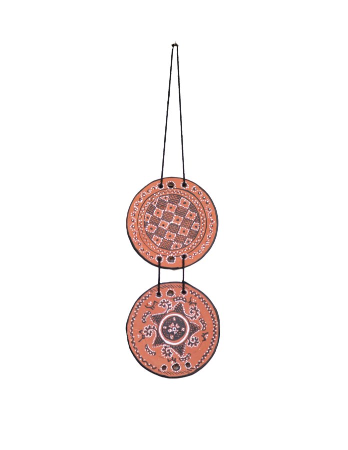 Kutch Terracotta Harmony Duo - Handcrafted Wall Hanging