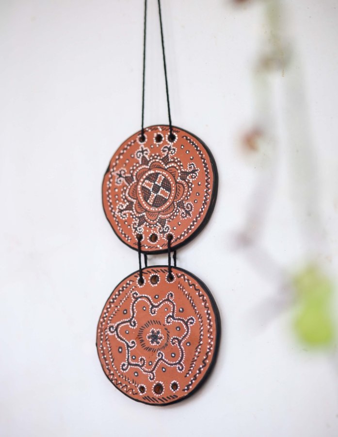 Kutch Earth Song Mandala – Handcrafted Terracotta Wall Hanging - Gallery Image