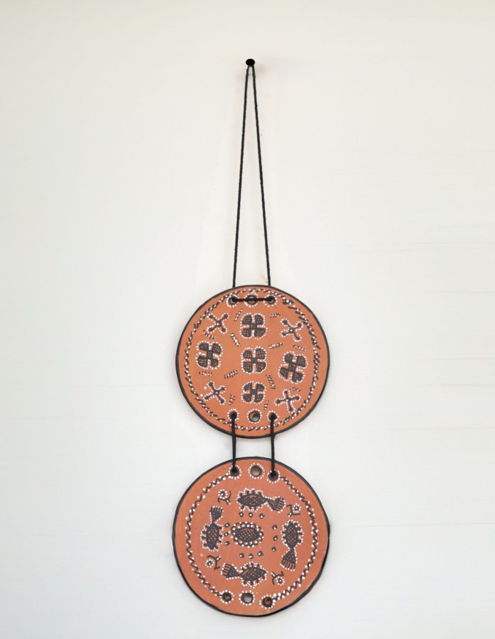 Kutch Terracotta Double Mandala Wall Hanging