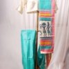 Buy Sea Green Mixed Silk Saree Online
