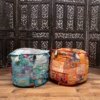 Buy Embroidered Pouf Online