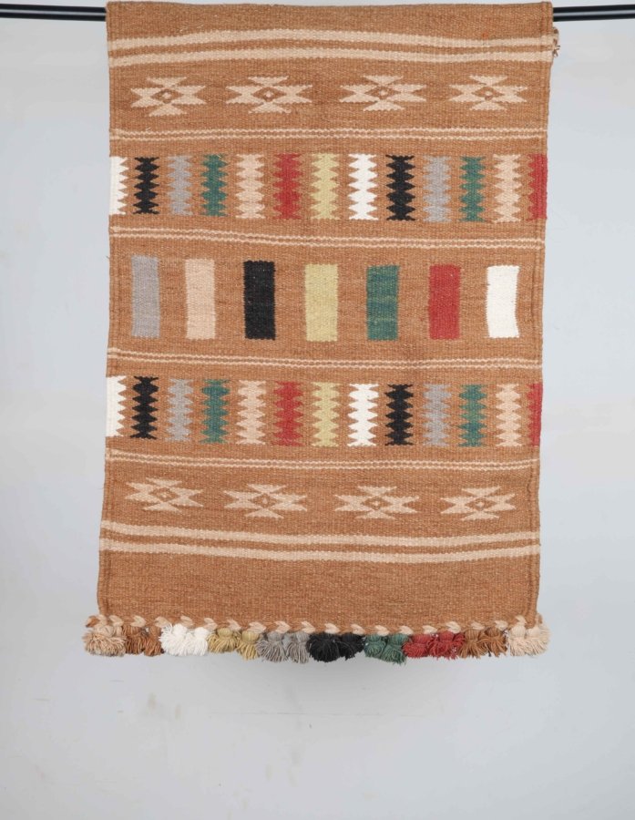 Mocha Elegance Handwoven Rug