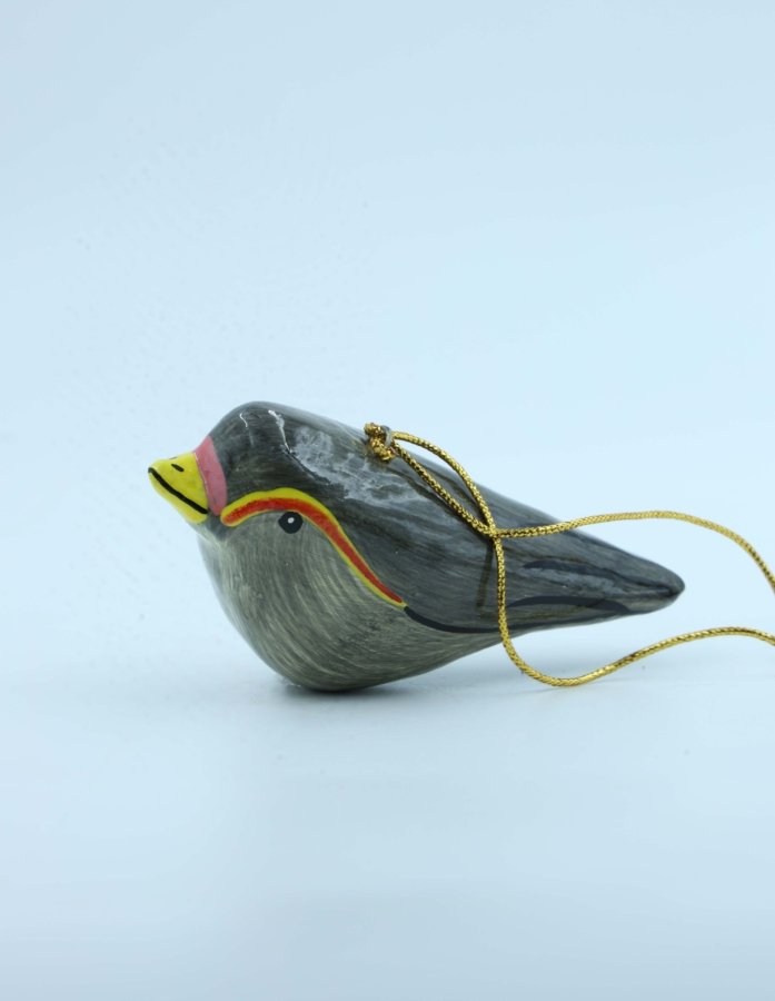Paper Mache Hanging Bird - Gallery Image